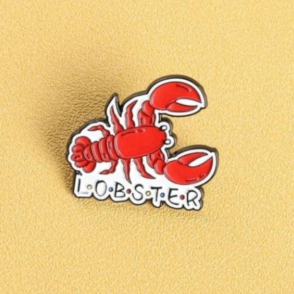🎉 New Friends Lobster Enamel Pin